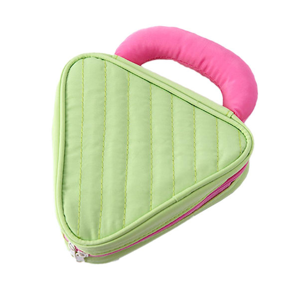 Ihanat meikkipussit naisille, suuri meikkipussijärjestäjä, vakosametti, polyesteri ja keinotekoinen nylon green