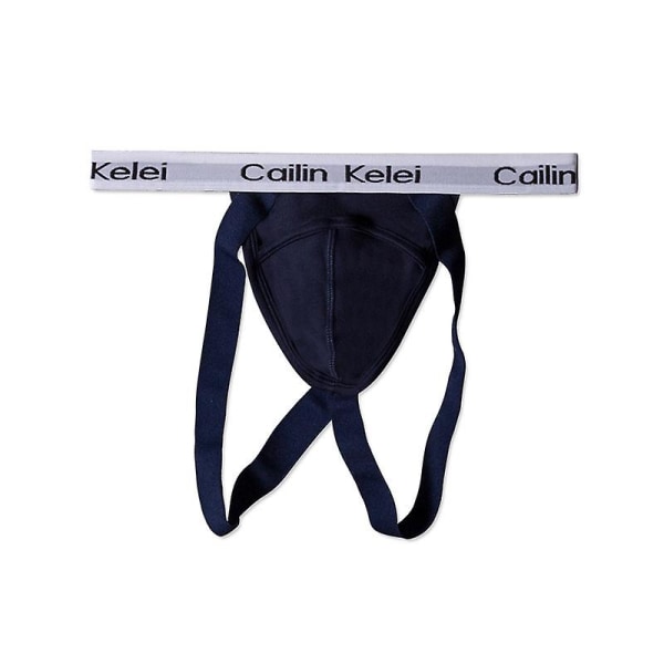 X-serien Jockstrap | Underkläder för män | Herr Jockstrap Modal String Skinny Låghöjd Bikini T Sexiga trosor blue L
