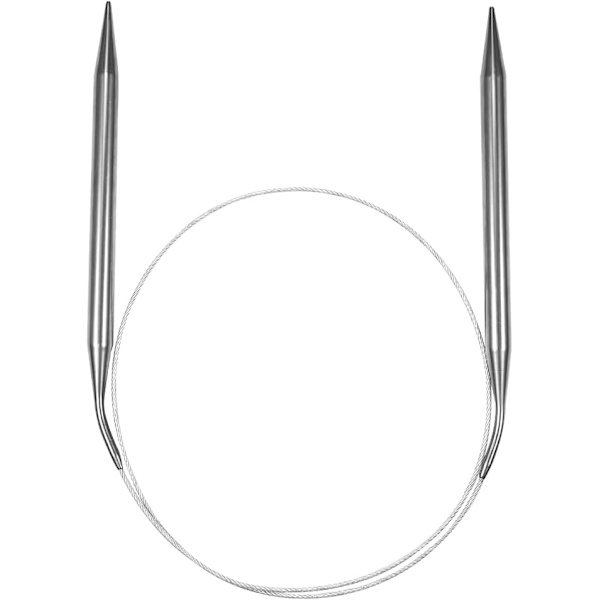 8mm Cirkulär Stickning, Utbytbara Cirkulär Stickor Runda Sticknålar Stick- och Virkningstillbehör  för Vävälskare (80 cm)