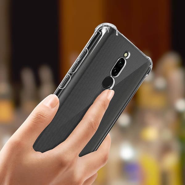 Fleksibelt silikon deksel for Xiaomi Redmi 8 / 8A Resistent - Transparent
