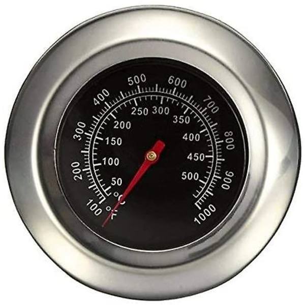 Barbecue-termometer i rustfrit stål, BBQ grill-termometer med probe
