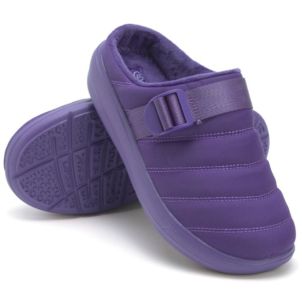 Miesten Puuvillaiset Tossut Lämpimät Talvi Liukumattomat Kengät Hk999 Purple EU 39