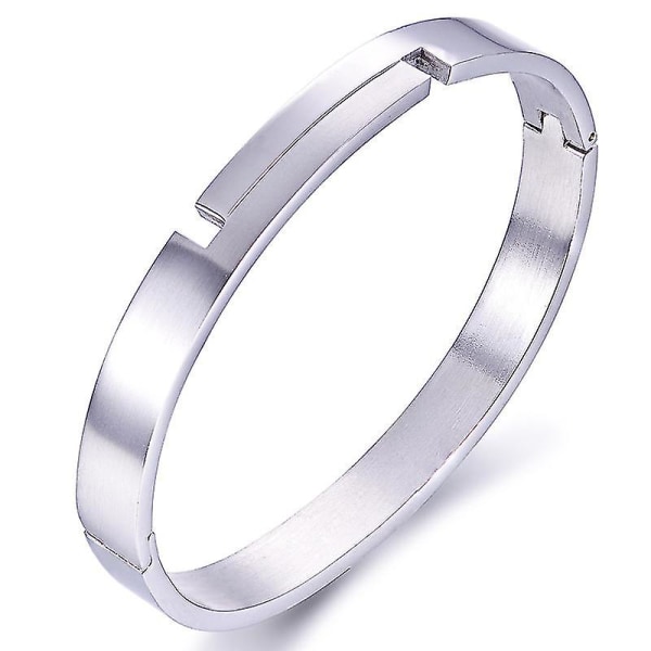 Herrarmband Kedja Dekoration Charm Gåvor Enkla Metall Mode Smycken För Fest Silver