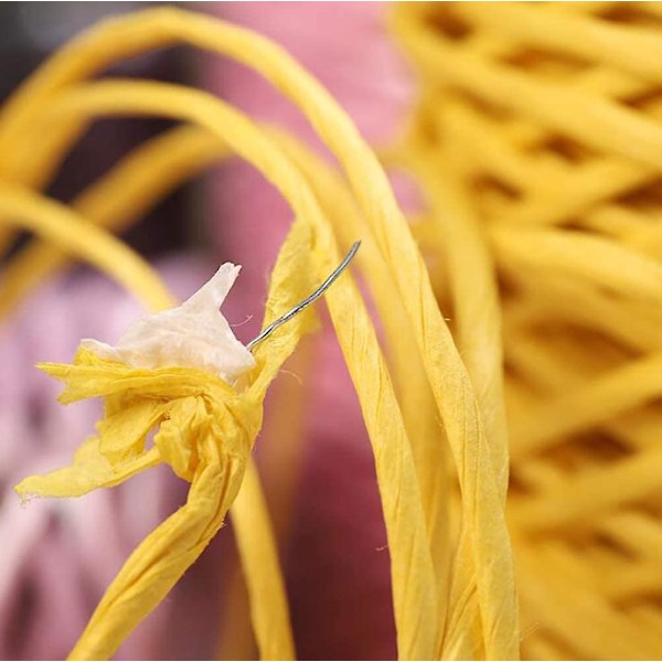 50 m Bindetråd Papirtråd Fargerik Tråd Papirranke, bærbar Bindetråd Papirtråd, papirkledd Vanntett Rustikk Ranke For Blomsterbuketter Hage
