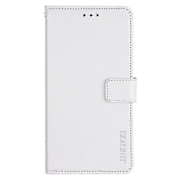 Idewei Plånboksfodral i Crazy Horse-läder för Cat S75 5G White