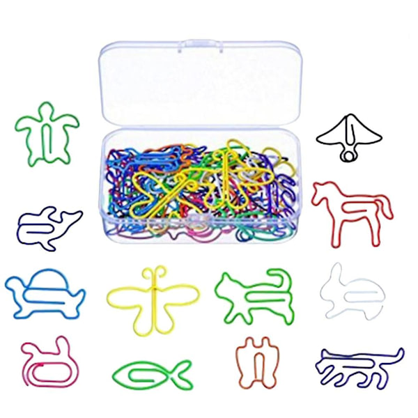 60 stk. Papirclips Stationery Planner Clips Kontorclips Klemme 60pcs