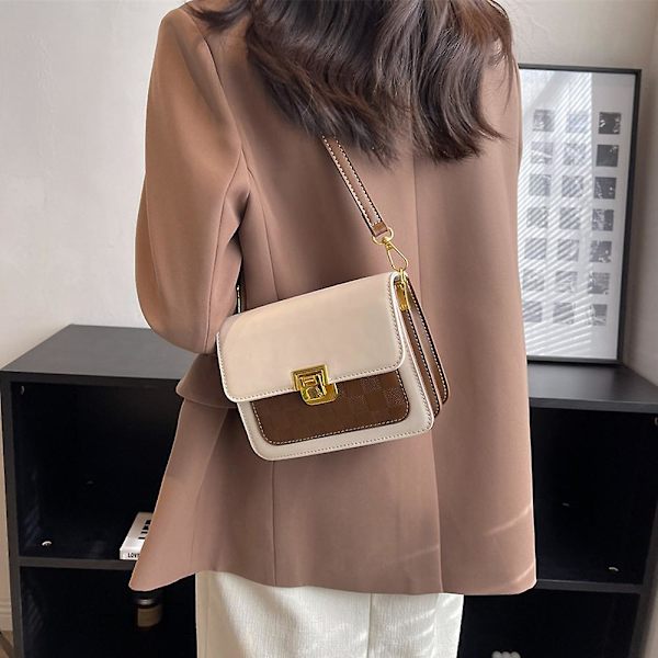 Joker Fashion Olalla roikkuva punainen kirjekuori Mini Pu -käsilaukku Uusi niche-design ämpärilaukku brown