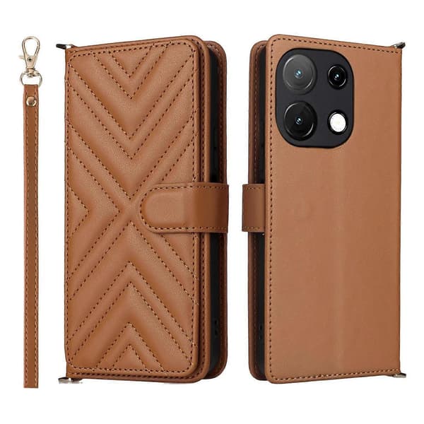 Läder Telefonfodral För Umidigi Note 100 4G / 5G / Note 100A Brown For Umidigi Note 100 4G / 5G /
