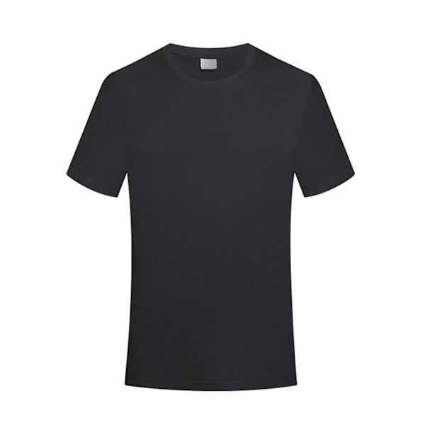Oversized par kortærmet T-shirt løs og åndbar top til pige kvinde mor kæreste 2XL Black