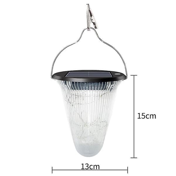 Solcellehengelykter, Solcellehagelampe, Utendørs Solcelle LED-lys