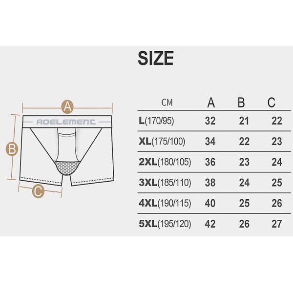 Herre 4-pak Komfortable Boxer Briefs Herre Boxer Briefs Separat Pose Modal Åndbare Boxer Briefs Undertøj Med Funktionel Dobbelt Gylp 4 Packs XL