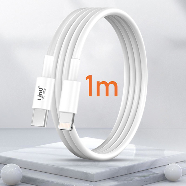 USB-C till Lightning 20W-kabel för iPhone och iPad