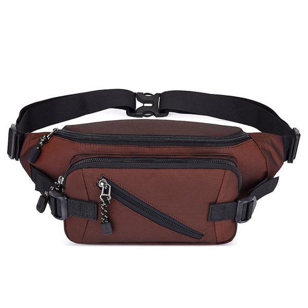 Casual Canvas Taske Bryst Lille Rygsæk Brysttaske Herre Skuldertaske Messenger Taske red