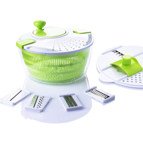 7 i 1 Multifunktion Köksredskap Set 4l Salladsslunga Grönsakstork Slicer