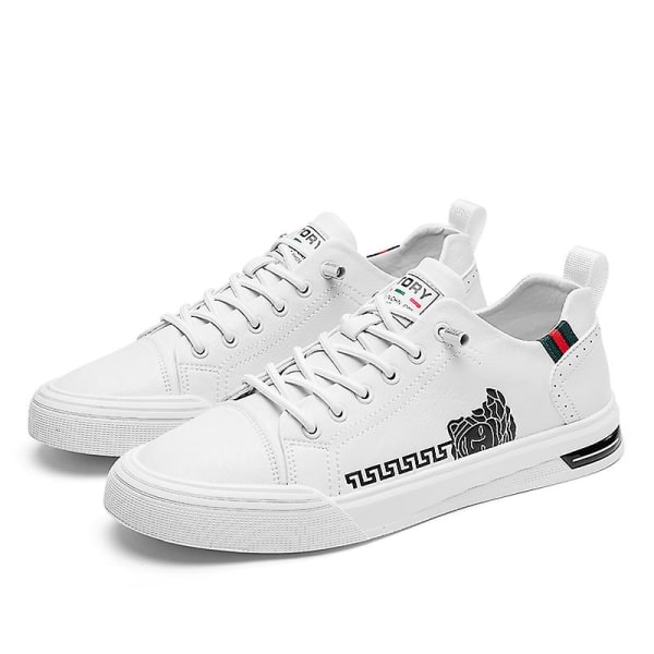 Herre Casual Sko Mode Sneakers Frhv2199 White EU 39