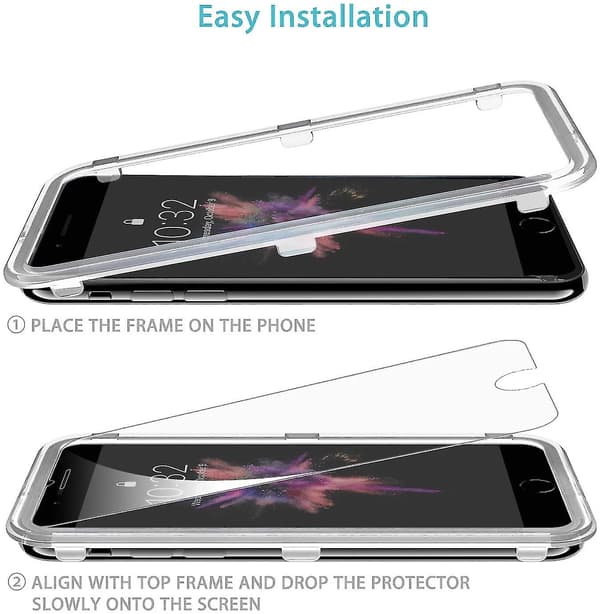 Härdat glas kompatibelt med iPhone 7 iPhone 8