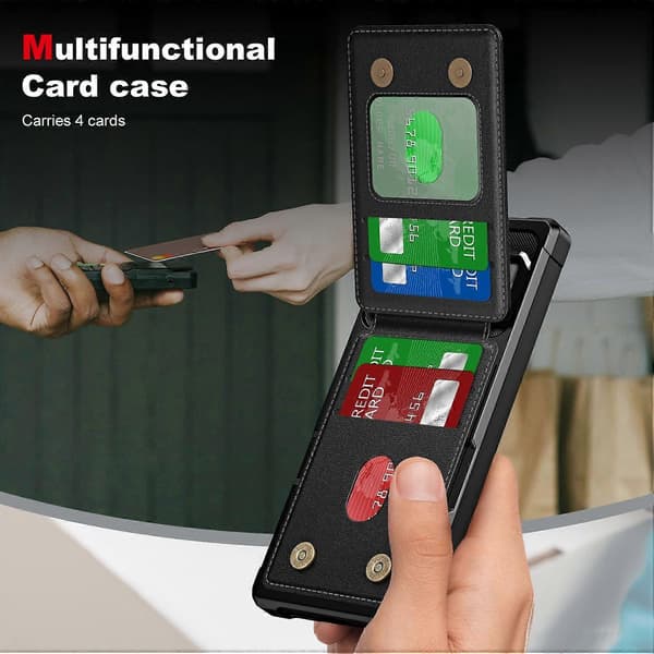 Vertikalt Flip Kortfack Läder Telefonfodral For Google Pixel 7