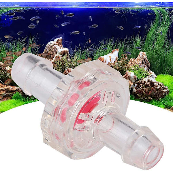 10 stk Akvarium Luftpumpe Kontrolventiler Plastik Envejs Ikke-Retur Kontrolventil Vandstop Tilbehør Til Fiskekum(7mm)