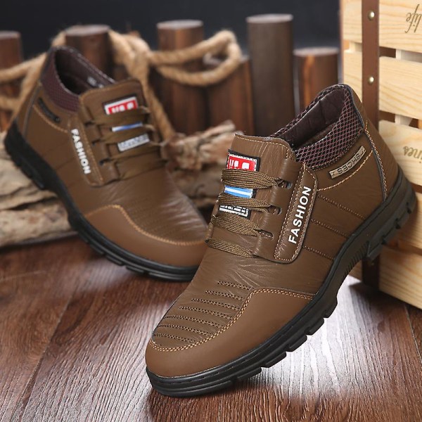 Herre Business Casual Bjergbestigning Bomuldssko Fr9701 Brown EU 40