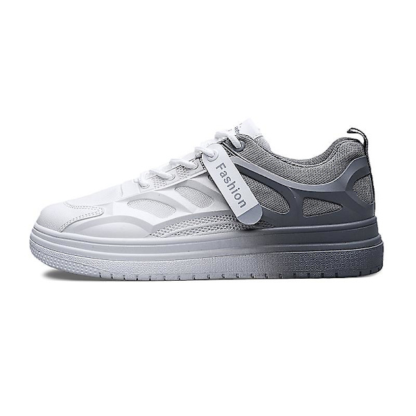 Herr Casual Skor Halkfria Andningsbara Platta Skor Frq623 Gray EU 41