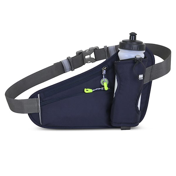 Löpbälte med vattenflaskhållare för vandring och promenader Navy blue
