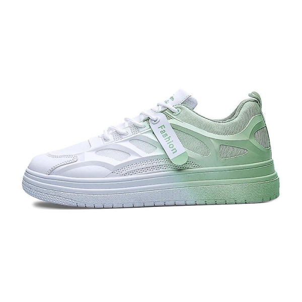 Herr Casual Skor Halkfria Andningsbara Platta Skor Frq623 LightGreen EU 44