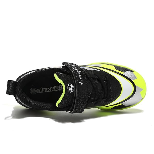 Fotballsko for gutter, sklisikre fotballsko, knotter, gressfotballsko 3F395 Green EU 34