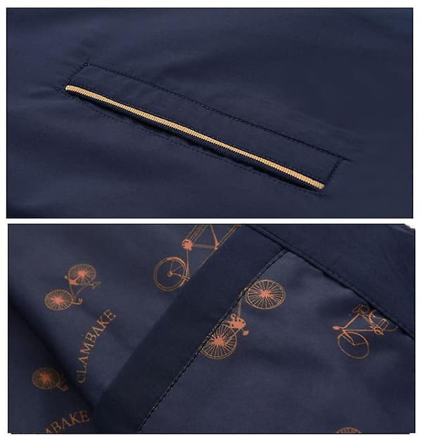 Herr Casual Softshell Lättvikts Flygbomber Slim Fit Jacka navy blue XXL