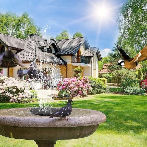 Solcellsfontän med 1,5 W solpanel, solvattenpump, trädgårdsdamm eller pool solvattenpump