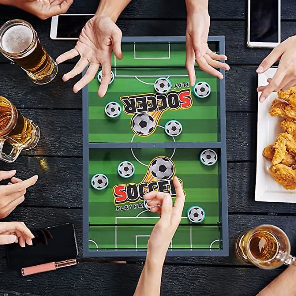 Sling Puck Spil, Sling Puck Fodbold Unikt Brætspil Legetøj til Børn & Voksne, Sjovt Interaktivt Spil til Festartikler Legetøjsgave Stress Relief football