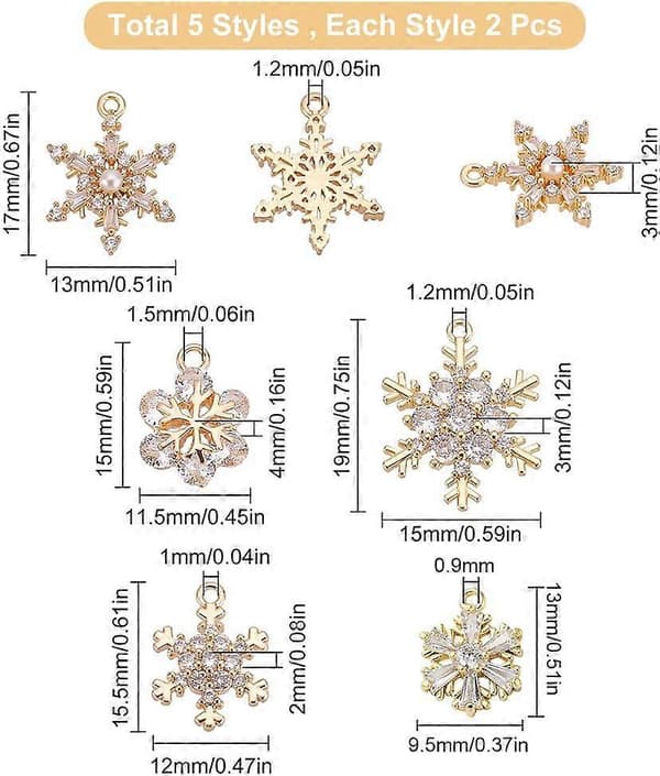 Kubiske Zirkonia Charms