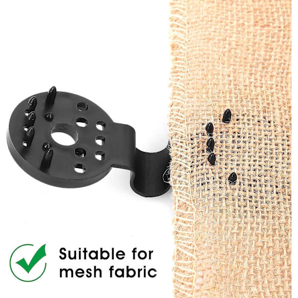20 st Privacy Screen Fastener Shade Cloth Clip Special Clip Med Grommet Screen Fastener Blackout Cloth Fence Cloth Windbreak, Vindtät Nät, Shade Ne