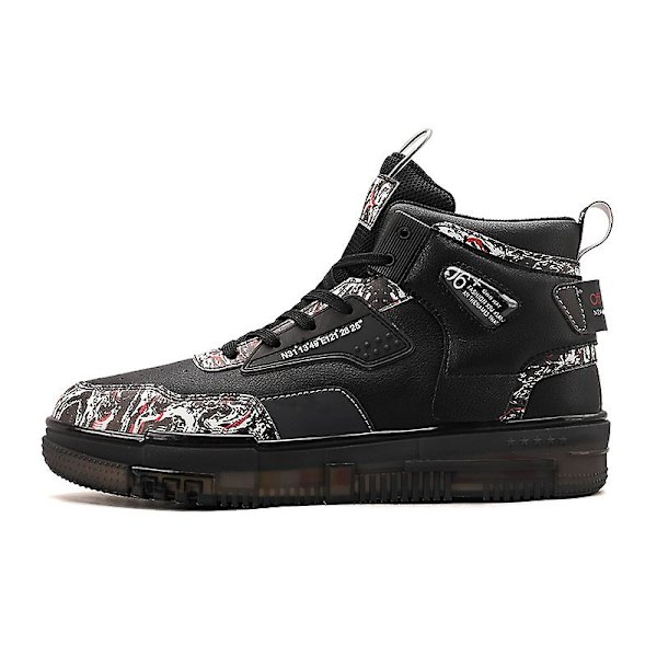 Herre Sports Løbesko Basketballsko Åndbare Sneakers Fr9966 Black EU 41