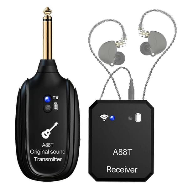 A88T Trådløst Gitar System Elektrisk Gitar Pickup Lydsender Mottaker For Elektrisk Gitar