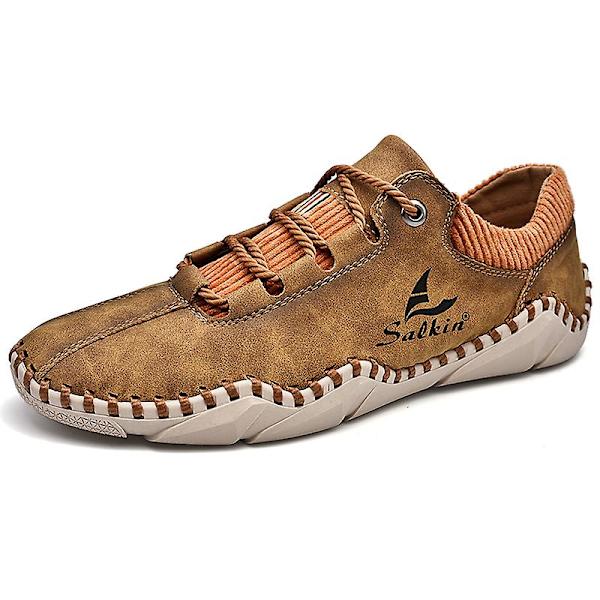Herrhandsydda casual skor andningsbara mode sneakers 105 Yellow EU 41