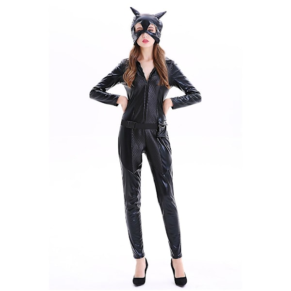 Halloween Kostumer Kattepige Kostumer Uniformer Jumpsuits Kostumer A A M