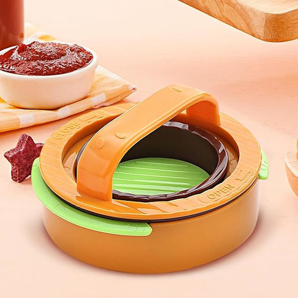 Burger Press Patty Maker - Hamburger Patty Press Form | Rustsikker Hamburgerpresse Med Ergonomisk Håndtak