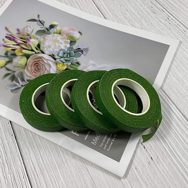 4 ruller 1/2\" bred 30 yard/rulle blomstertape til buketter, stilkomvikling, blomsterarrangementer, hobbyprojekter, corsager, bryllupsbuketter