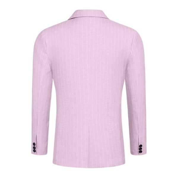 Herr Blazer Slim Fit Kavaj, Enknäppt Enknapps Kavaj Pink 2XL