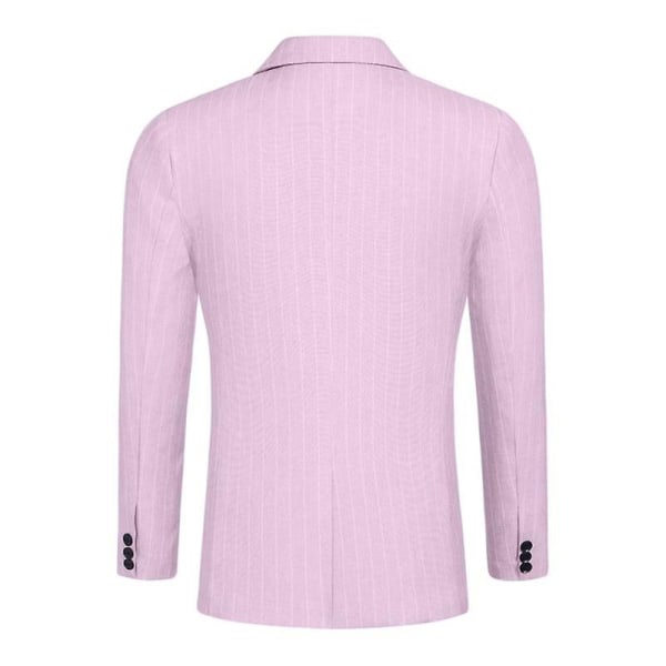 Herr Blazer Slim Fit Kavaj, Enknäppt Enknapps Kavaj Pink S