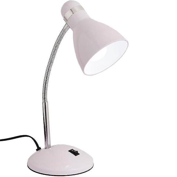 Bordlampe Skrivebordslampe Med Fleksibel Justerbar Studielampe Med Tænd/Sluk-knap