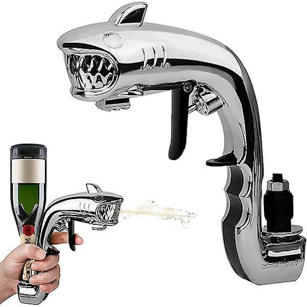 Champagne Gun Øl Pistol, Øl Pistol Shooter for Boblevann Silver Sharks