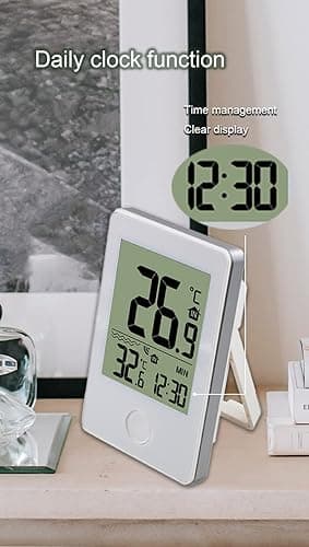 Pool flytande termometer mätare, digital pooltermometer med LCD-skärm med utomhuspooltermometer inomhus för akvarium, spa, fiskdamm