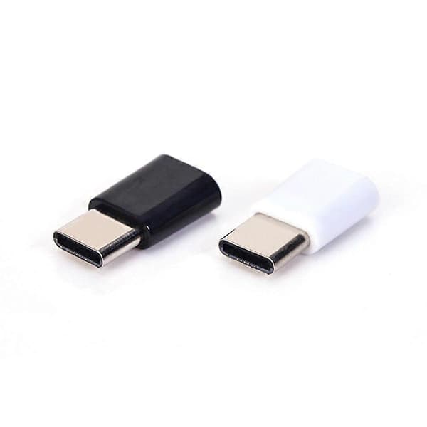 Typ C Till Micro Adapter V8 Android OTG Typ-c Usb C Adapter Micro Typ 5pcs Black