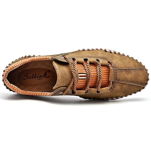 Herrhandsydda casual skor andningsbara mode sneakers 105 Yellow EU 41
