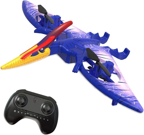 Det Bedste Valg For Flyentusiaster: Engros af Ny Fire-Akset Drone Flyvende Vinge Dragefly Simulering Dinosaur Flyvende Drage Drone Legetøj