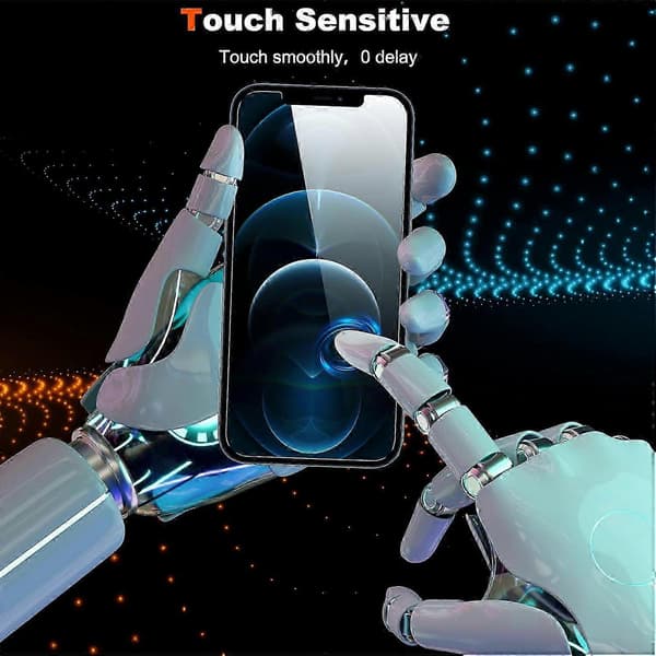 2025 2-pak til iPhone 12 / iPhone 12 Pro Privacy Screen Protector hærdet glas, Anti Spy Privacy Screen til iPhone 12 / iPhone 12 Pro tilbehør