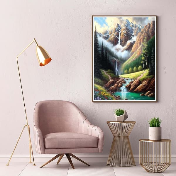 5d Diamantmaleri Landskapsserie 30x40cm stil 12