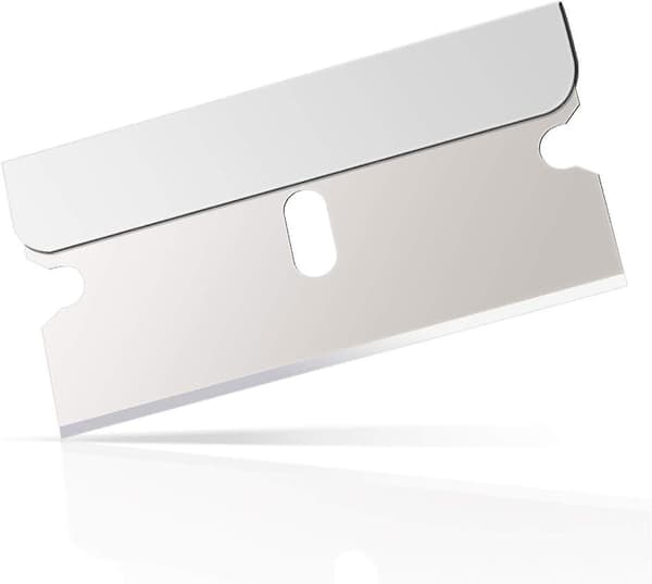 Orange2 stk. Glasskeramisk koketoppskrape med 20 plastskraper + 20 stk. blader