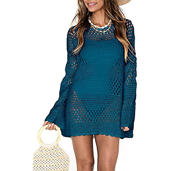 Dametøj Badetøj Crochet Badetøjsjakke Navy L